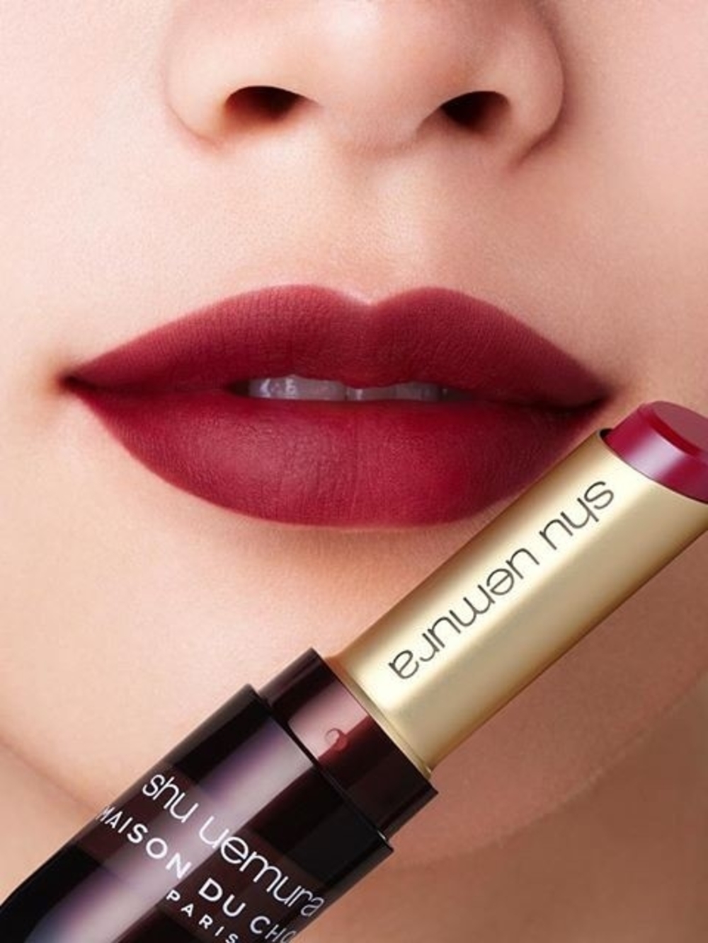 Shu Uemura x Maison du Chocolat Rouge Unlimited Supreme Matte - Rasberry Syrup